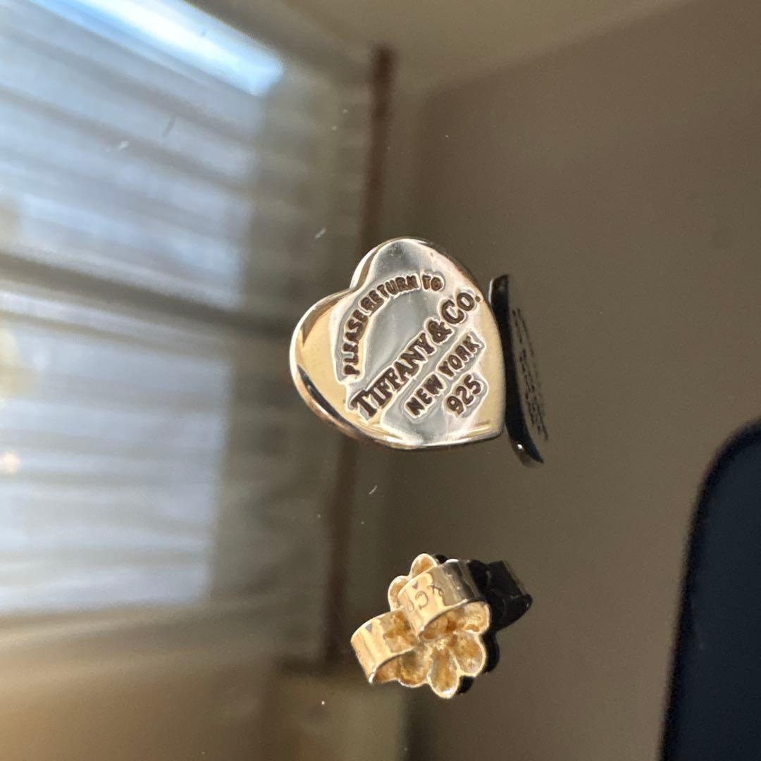 TIFFANY＆Co ティファニーピアスSV925 ハートモチーフ ピアス　片耳