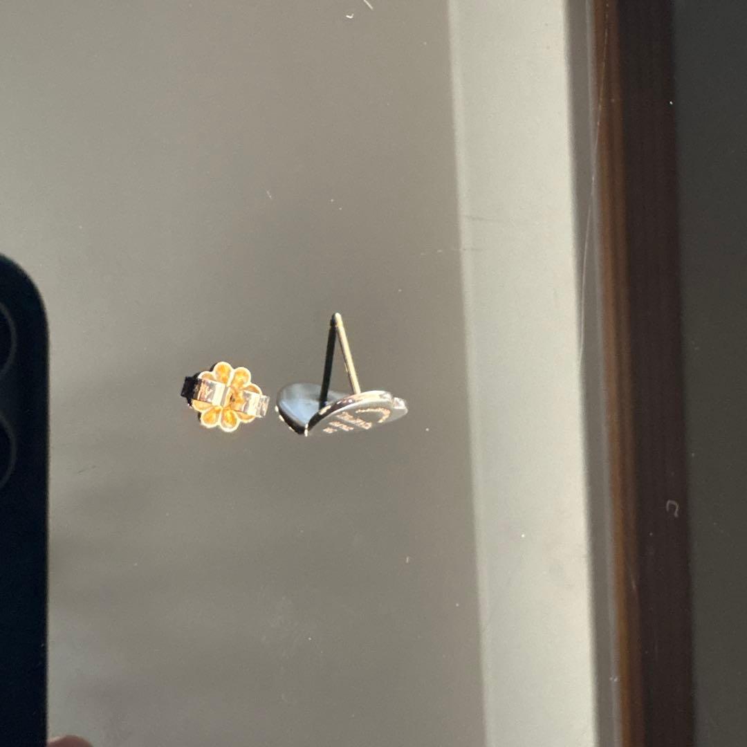 TIFFANY＆Co ティファニーピアスSV925 ハートモチーフ ピアス　片耳