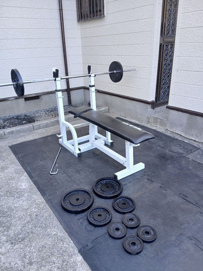 WILD FIT　ベンチプレートセット 計55Kg引き取限定　埼玉県