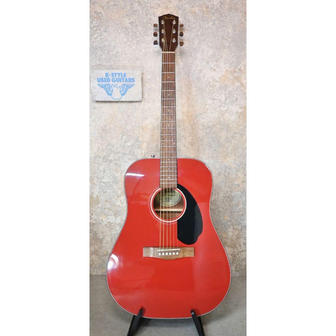 【整備・清掃・弦交換済】Fender FSR CD-60 CHY フェンダー 赤