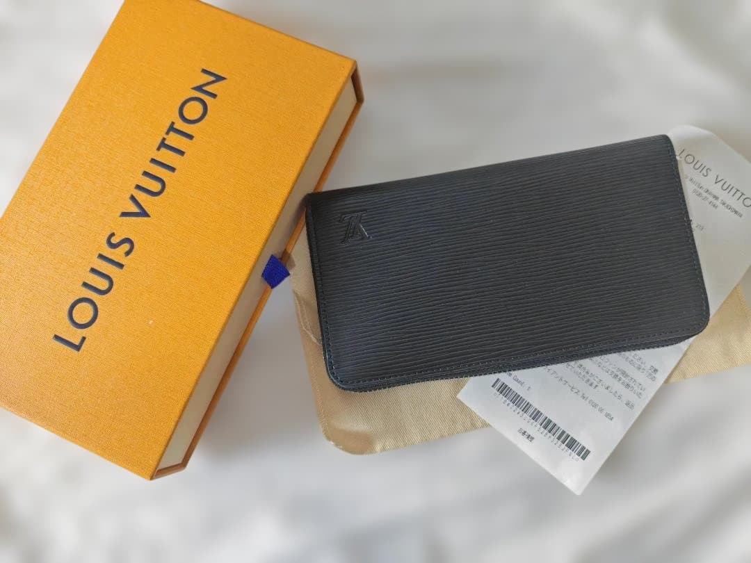 美品 LOUIS VUITTON エピ ジッピーウォレット ノワール 長財布