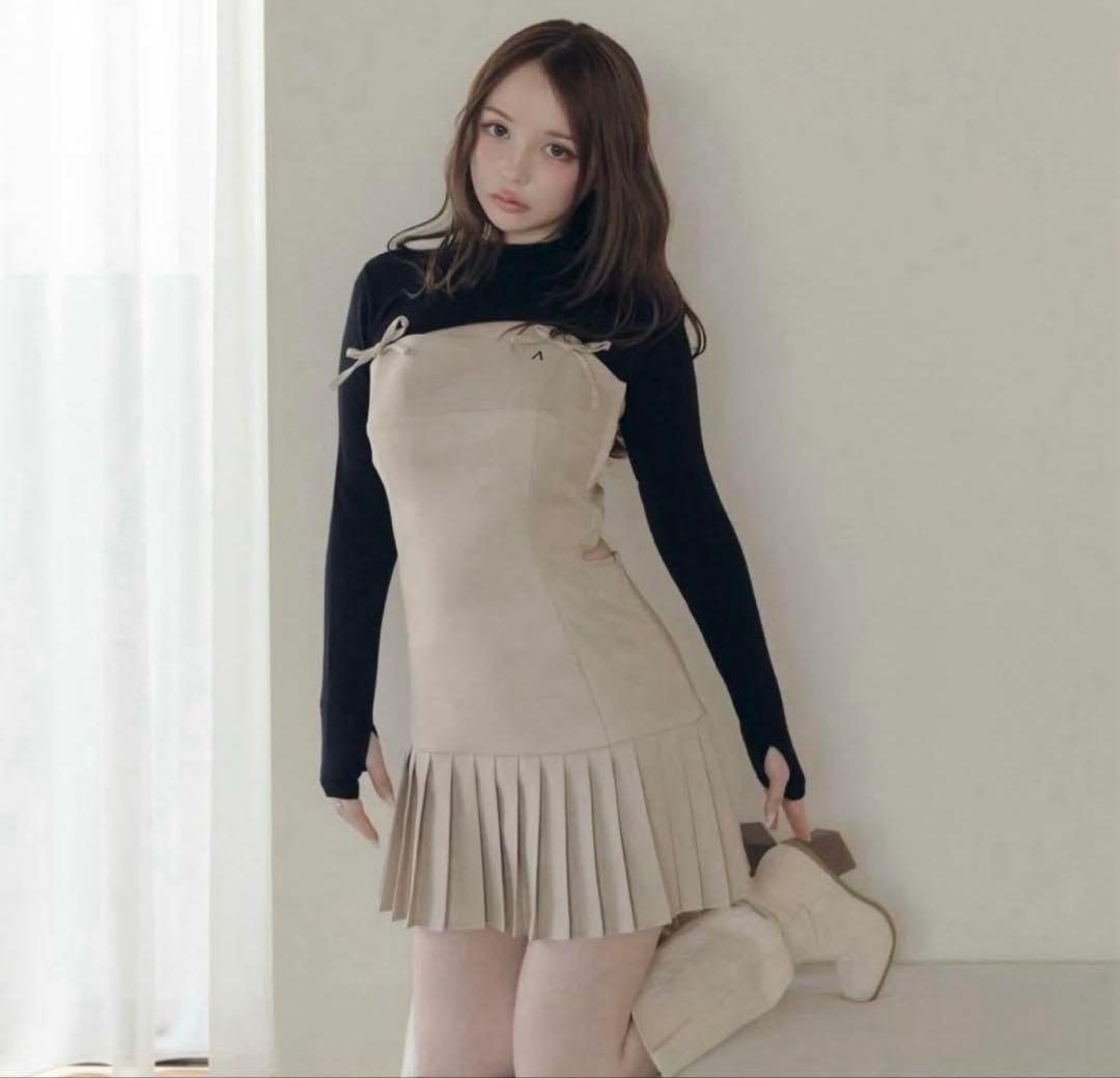 ANDMARY アンドマリー Karen knit set mini dress