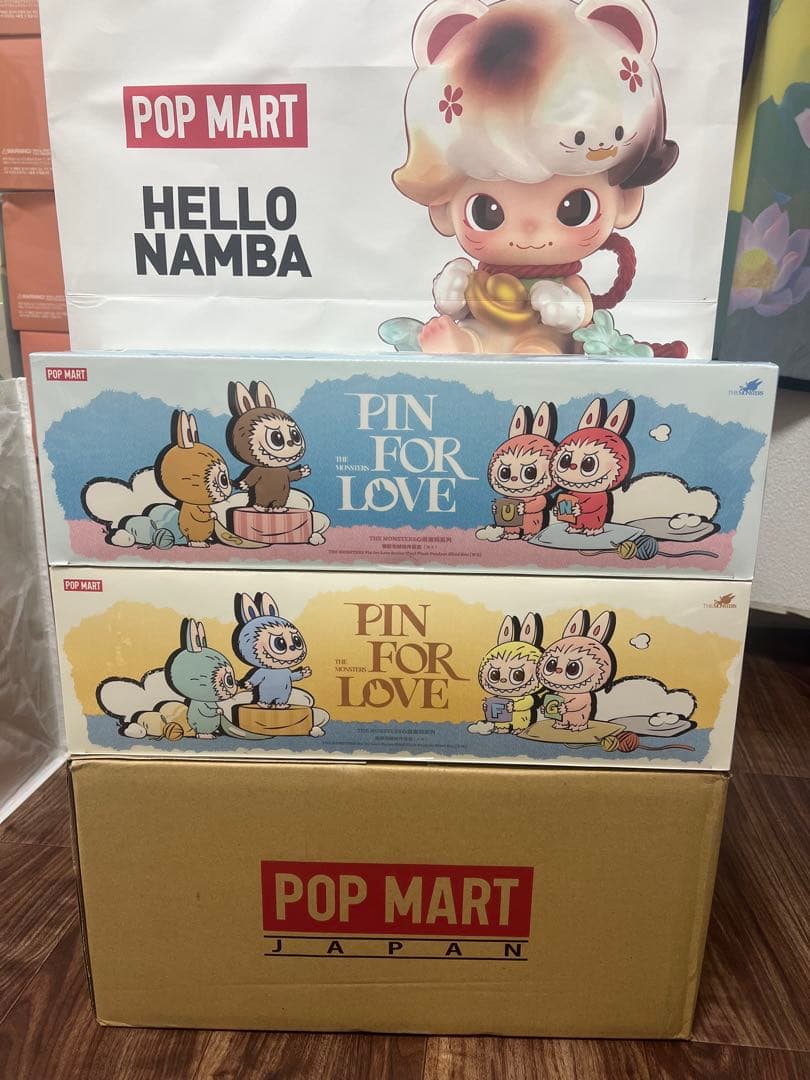 ラブブ　PIN FOR LOVE アルファベット　 アソート 2BOX