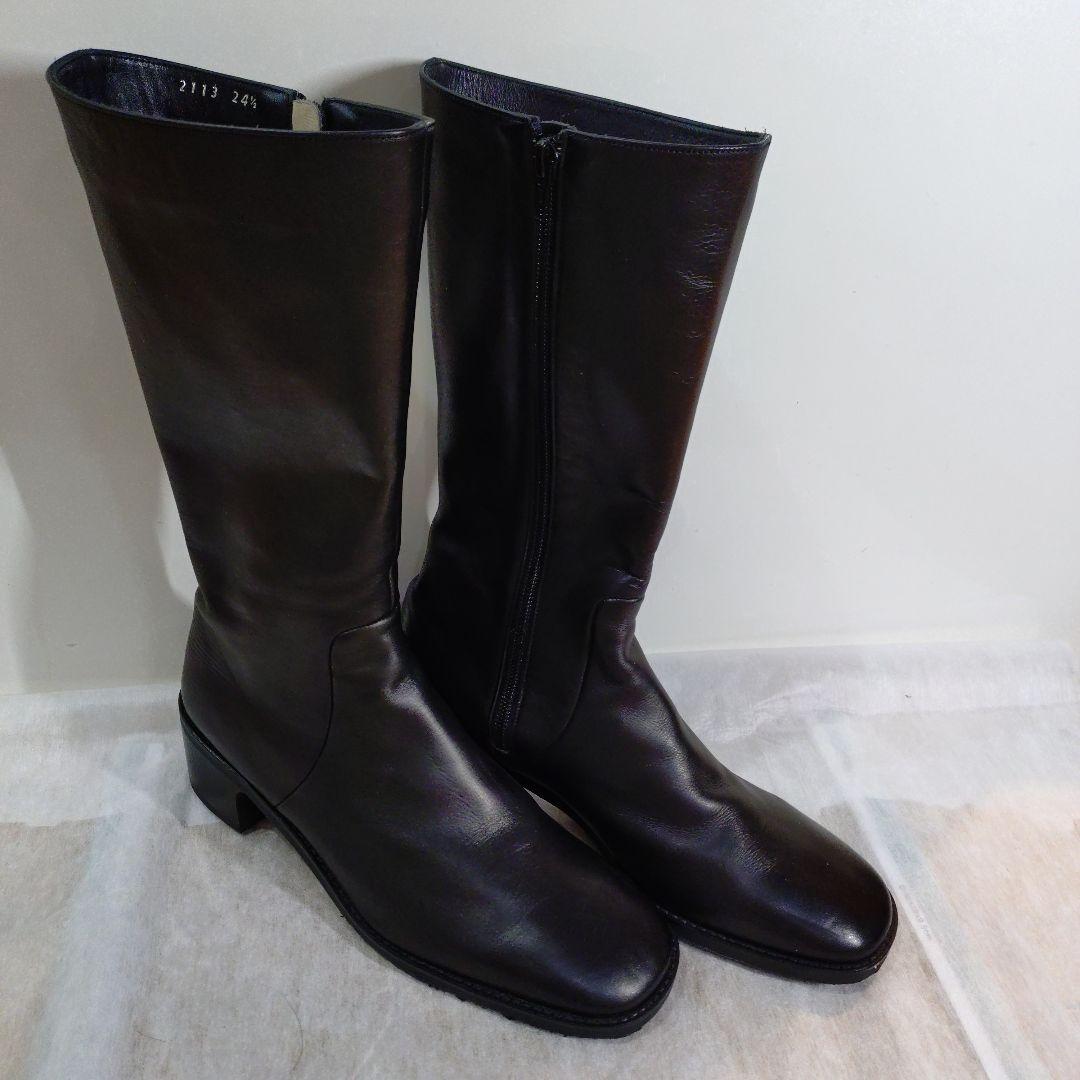 マーガレットハウエル　ロング　ブーツ　ブラック