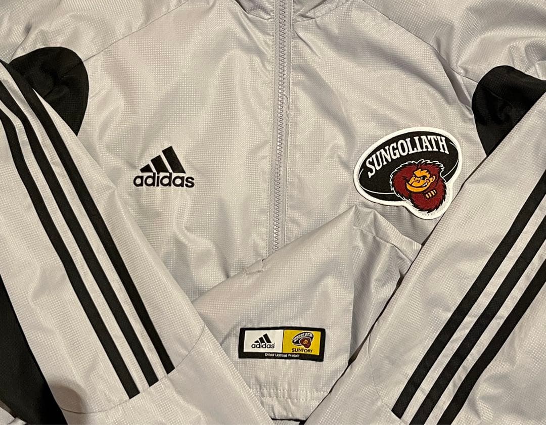 美品 adidas サントリー サンゴリアス ウォームアップジャケット 3XL