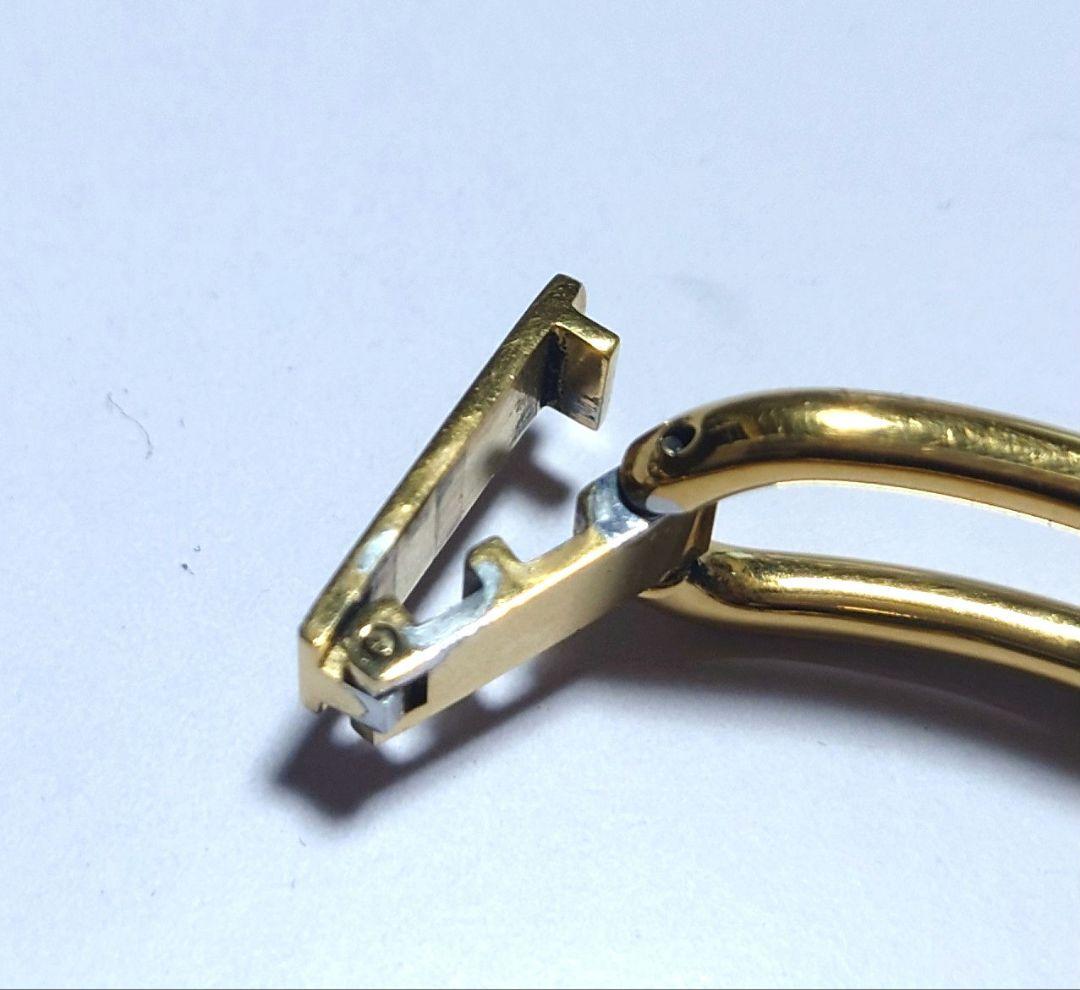 GUCCI レディース腕時計　クォーツ 1500Lゴールド/ブラック 稼働品