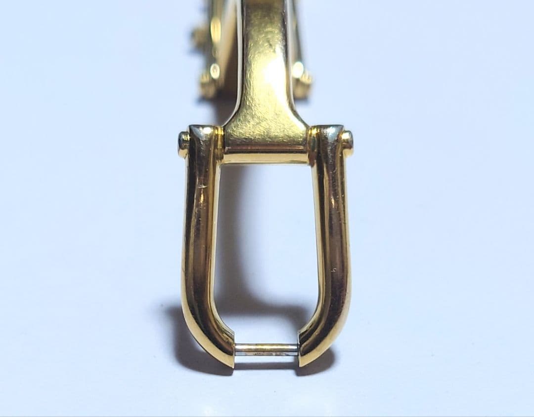 GUCCI レディース腕時計　クォーツ 1500Lゴールド/ブラック 稼働品