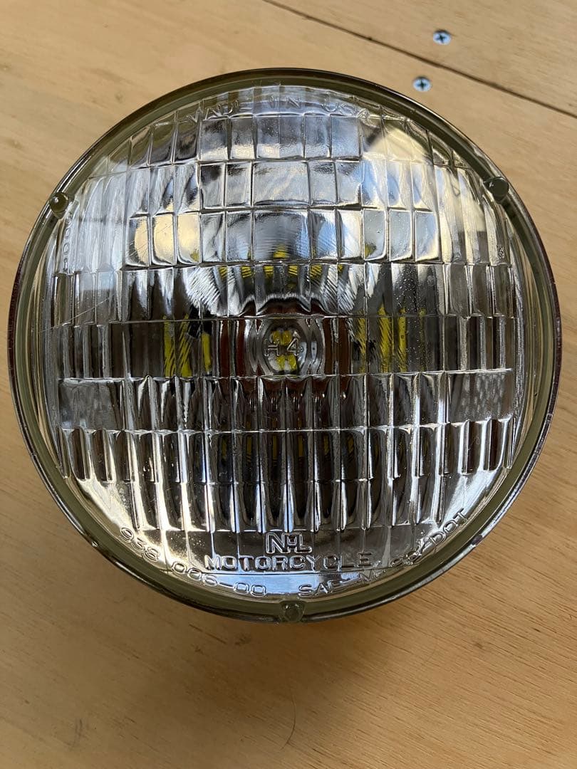 純正H4 FX XL 5-3/4 曲面レンズ ヘッドライト スポーツスター