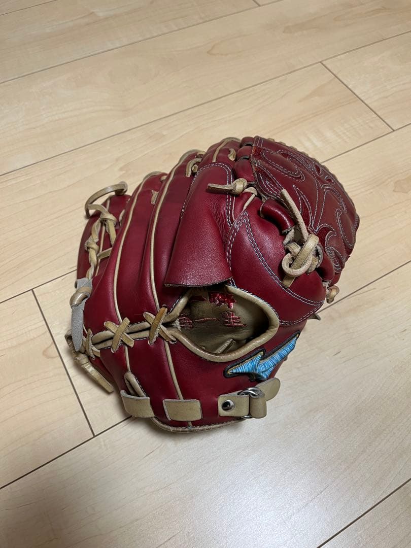ミズノプロ　硬式投手用グローブ　石川モデル　HAGA JAPAN 袋付き