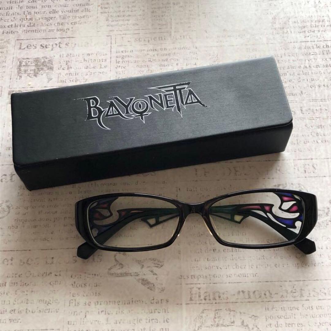 BAYONETTA ファッションメガネ 専用ケース付き　公式眼鏡