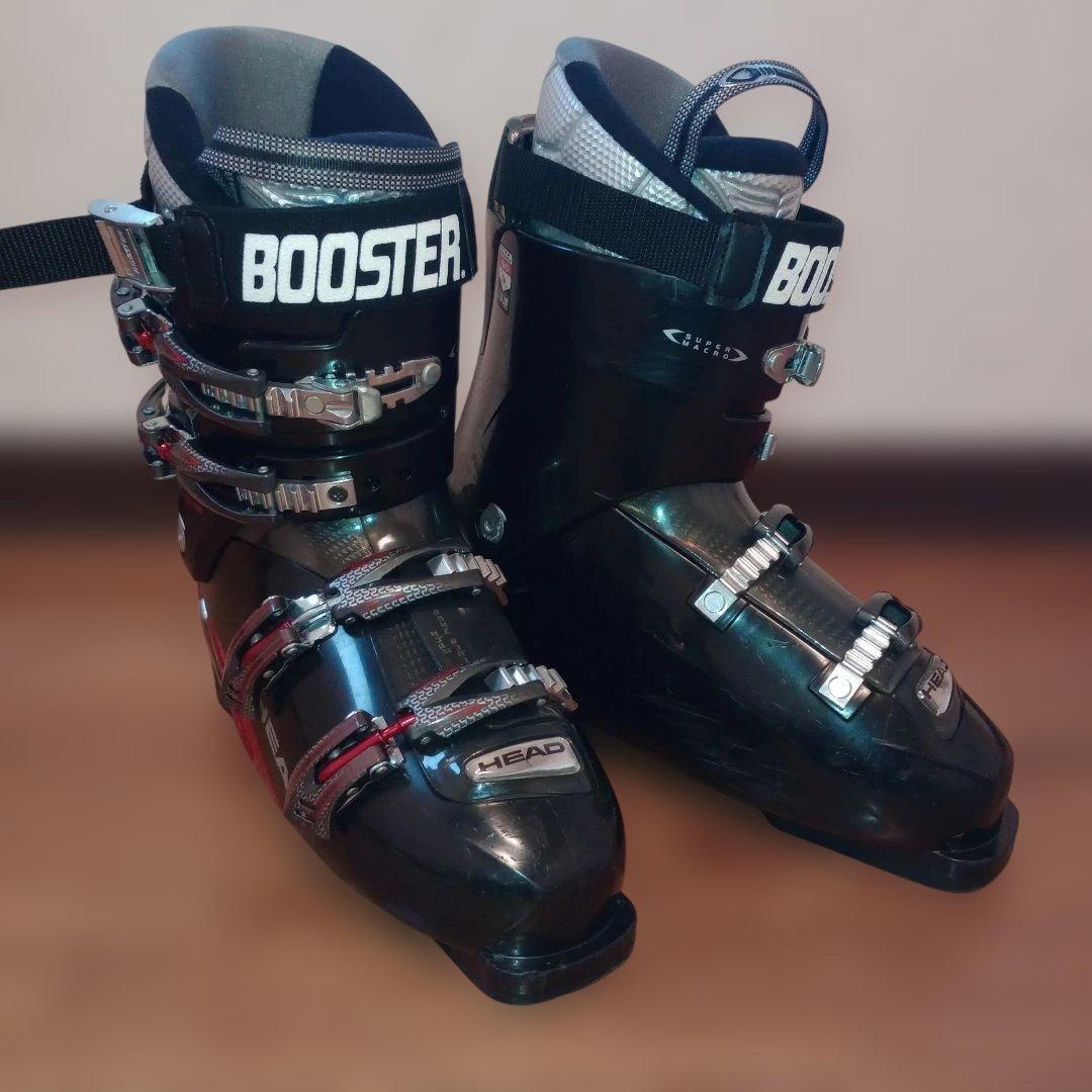 中古スキー靴　HEAD edge8.5 28cm 社外ブースターストラップ付