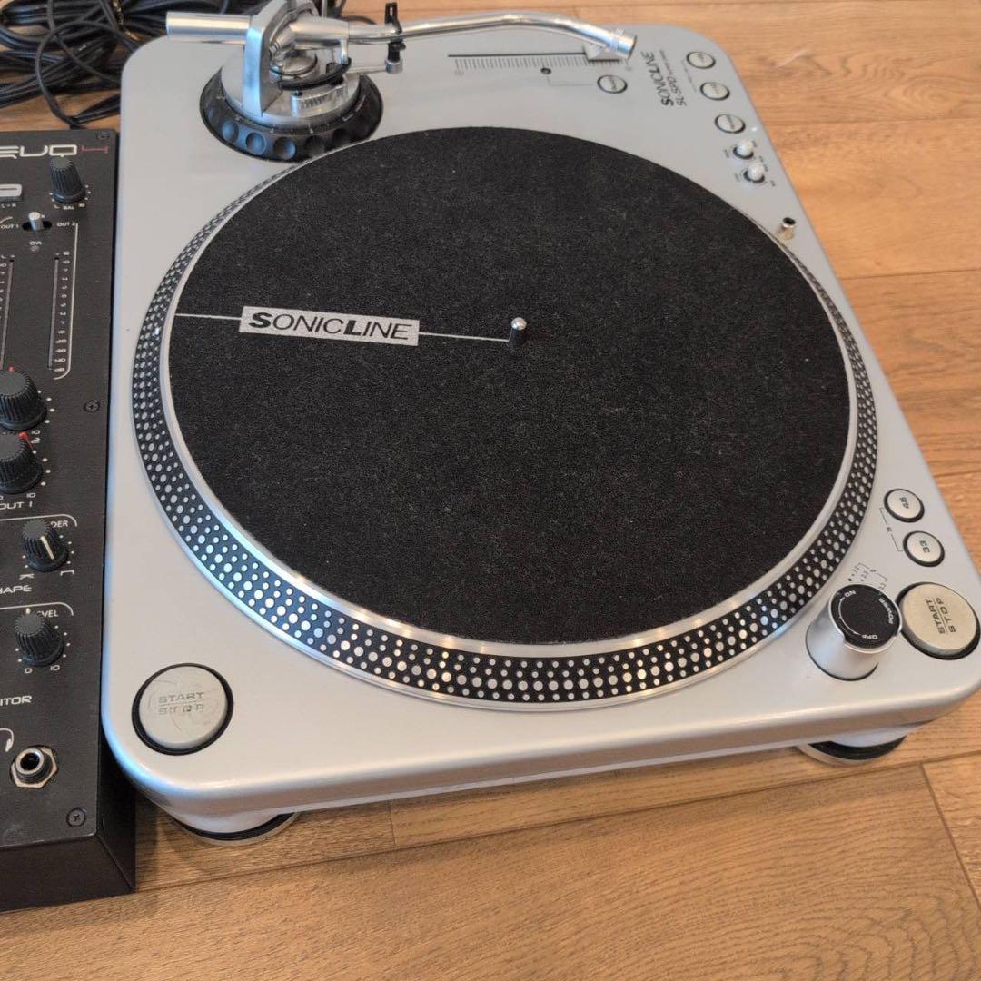 ターンテーブル　ミキサー　djセット