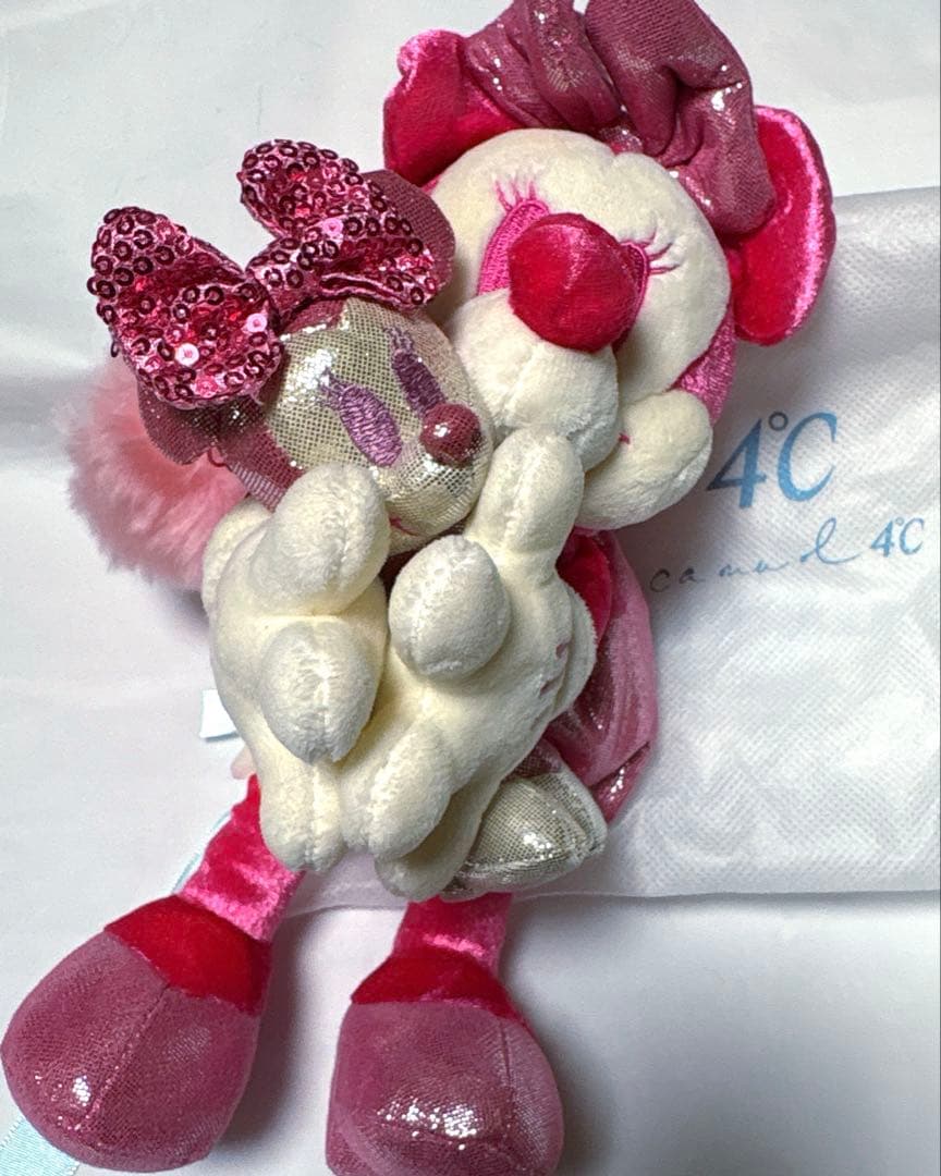 4°C×ディズニーコラボ　ミニーぬいぐるみセット