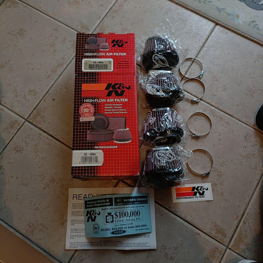 K&N ハイフローエアフィルター RC-0984 4個セット