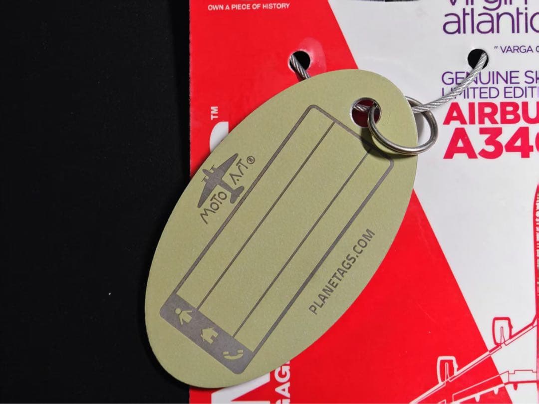 ヴァージン・アトランティック航空 Planetags A340-642