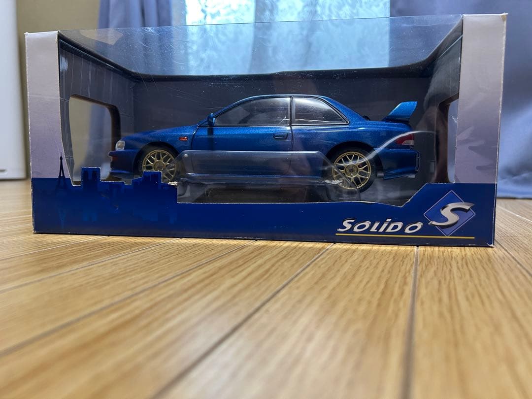 京商 SOLIDO 1/18 スバル インプレッサ 22B 美品