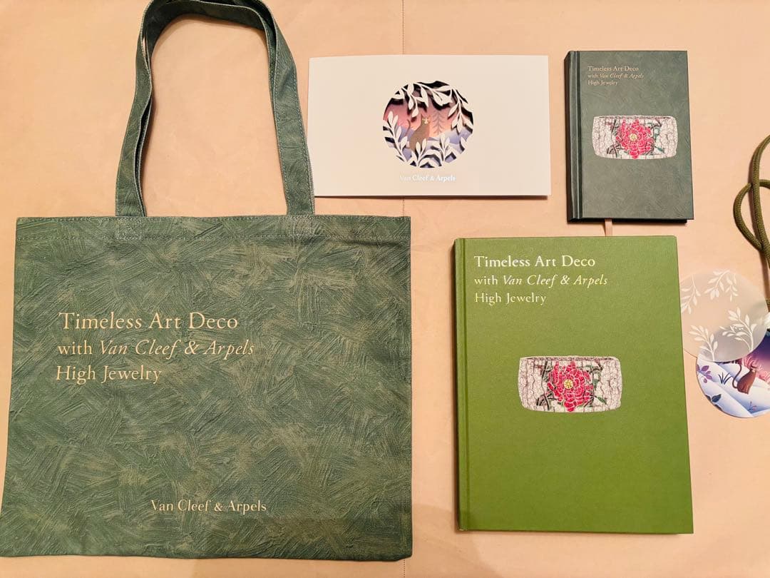 ヴァンクリーフ＆アーペル　東京都庭園美術館　公式図録、限定トートバック、ノート
