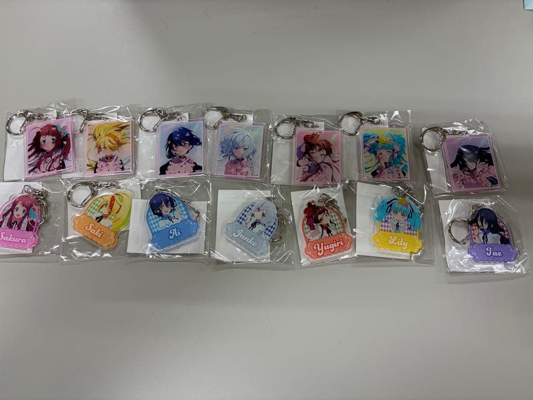 ゾンビランドサガ　くじ引き堂　アクリルキーホルダー全14種