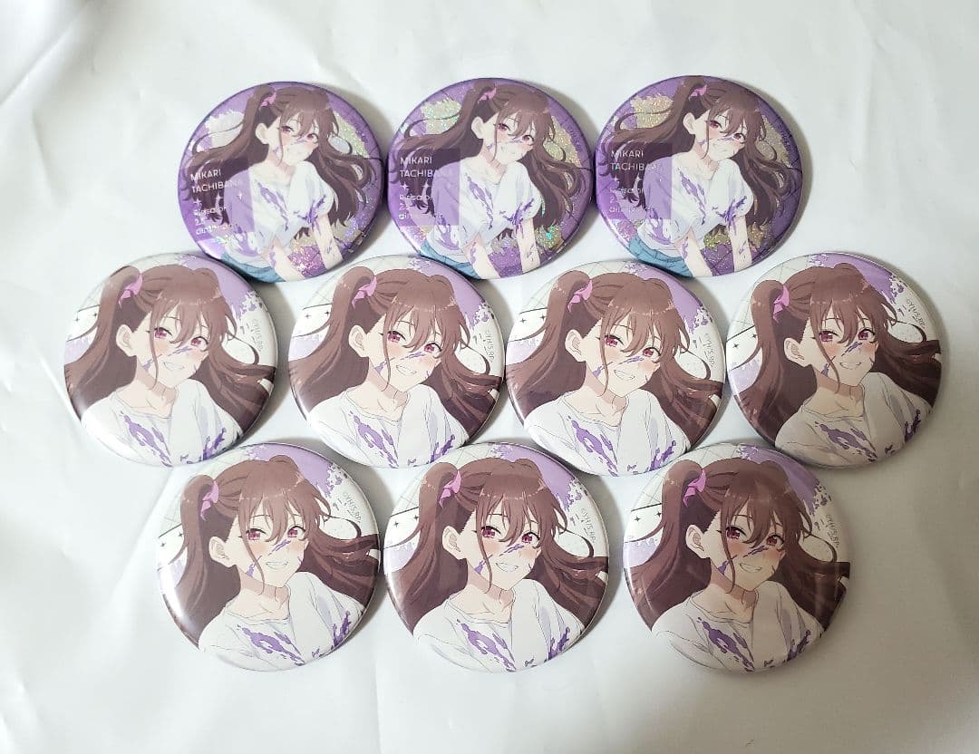 2.5次元の誘惑 缶バッジ painter ver 橘美花莉 10個セット