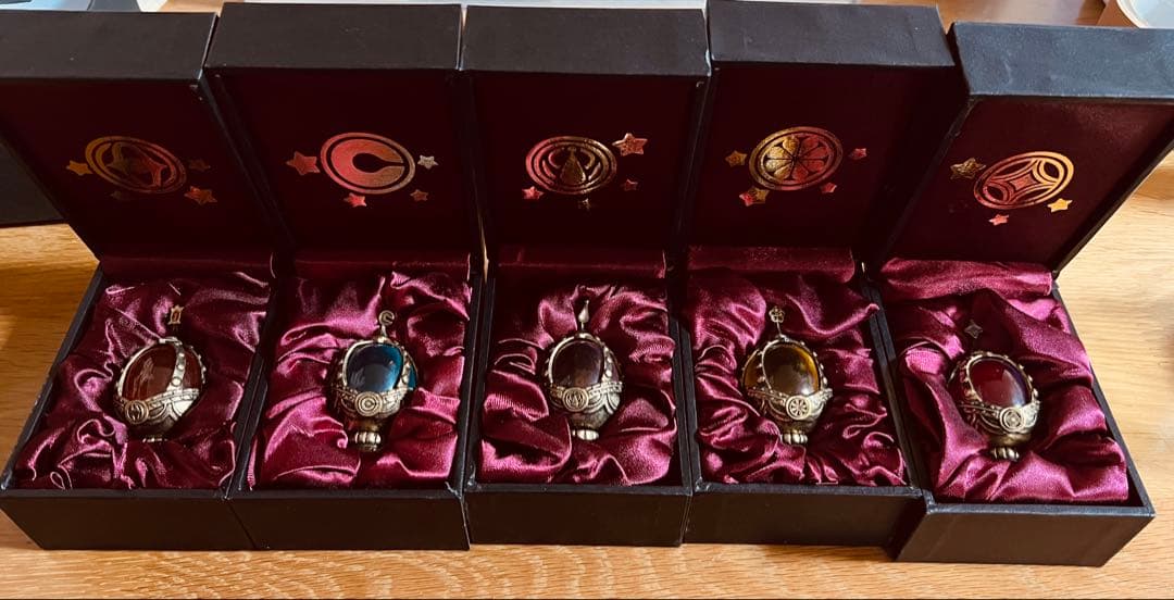 魔法少女まどか⭐︎マギカソウルジェム　真鍮ムービック製公式レプリカ　5個セット