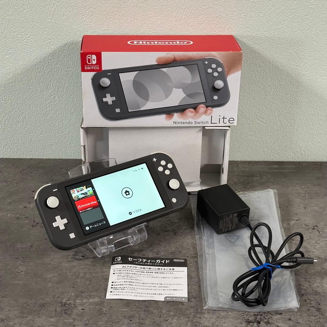 Nintendo Switch Lite グレー 付属品完備
