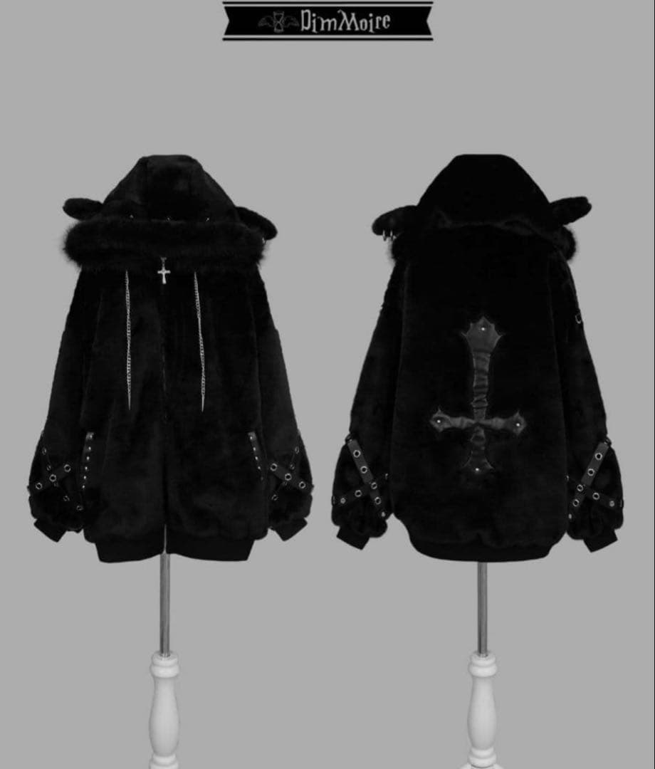 『DIMMOIRE』BABY SHEEPファーパーカーII/BLACK