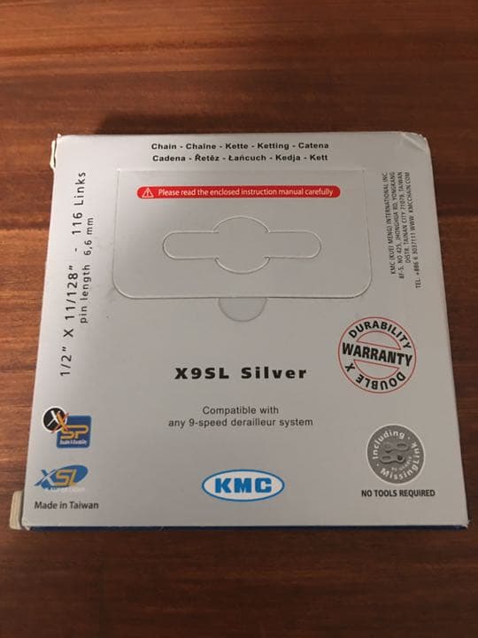 最終値下げ！KMC X9SL シルバー　新品未使用