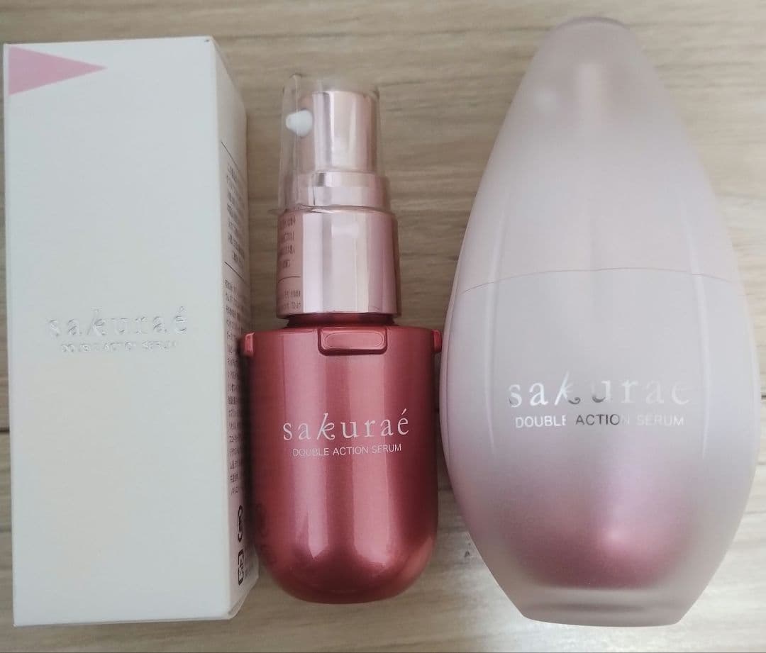 SAKURAE ダブルアクションセラム　本体とリフィルセット