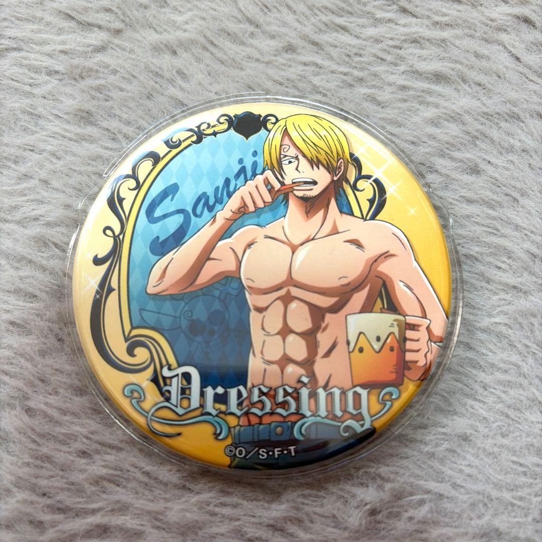 ワンピース ONEPIECE 輩缶バッジ Dressing サンジ