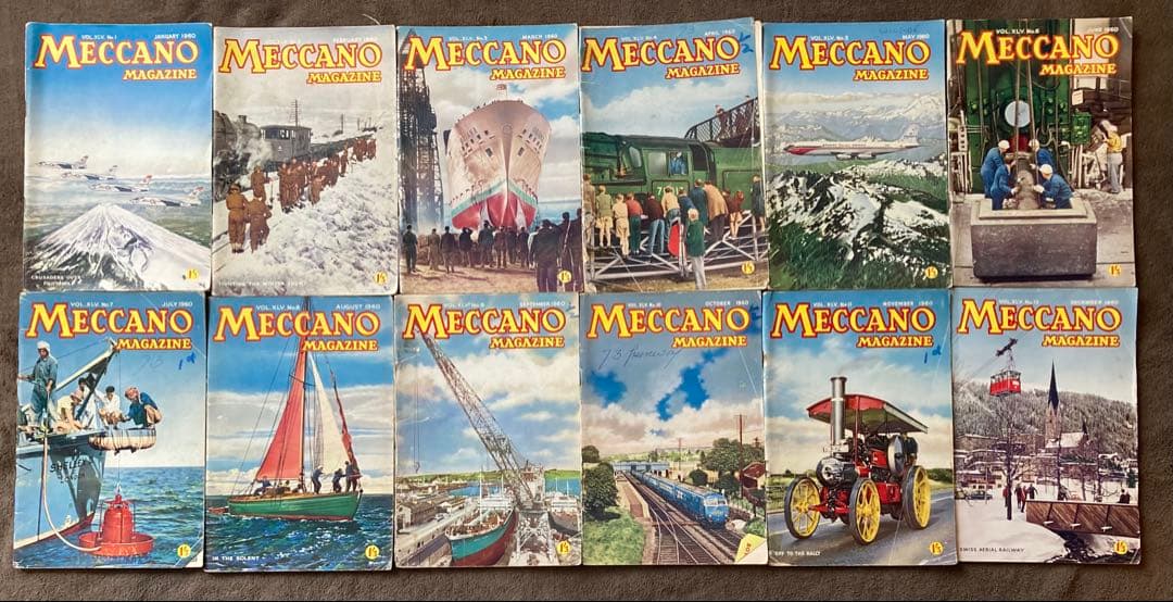 MECCANO MAGAZINE 1960 12冊セット