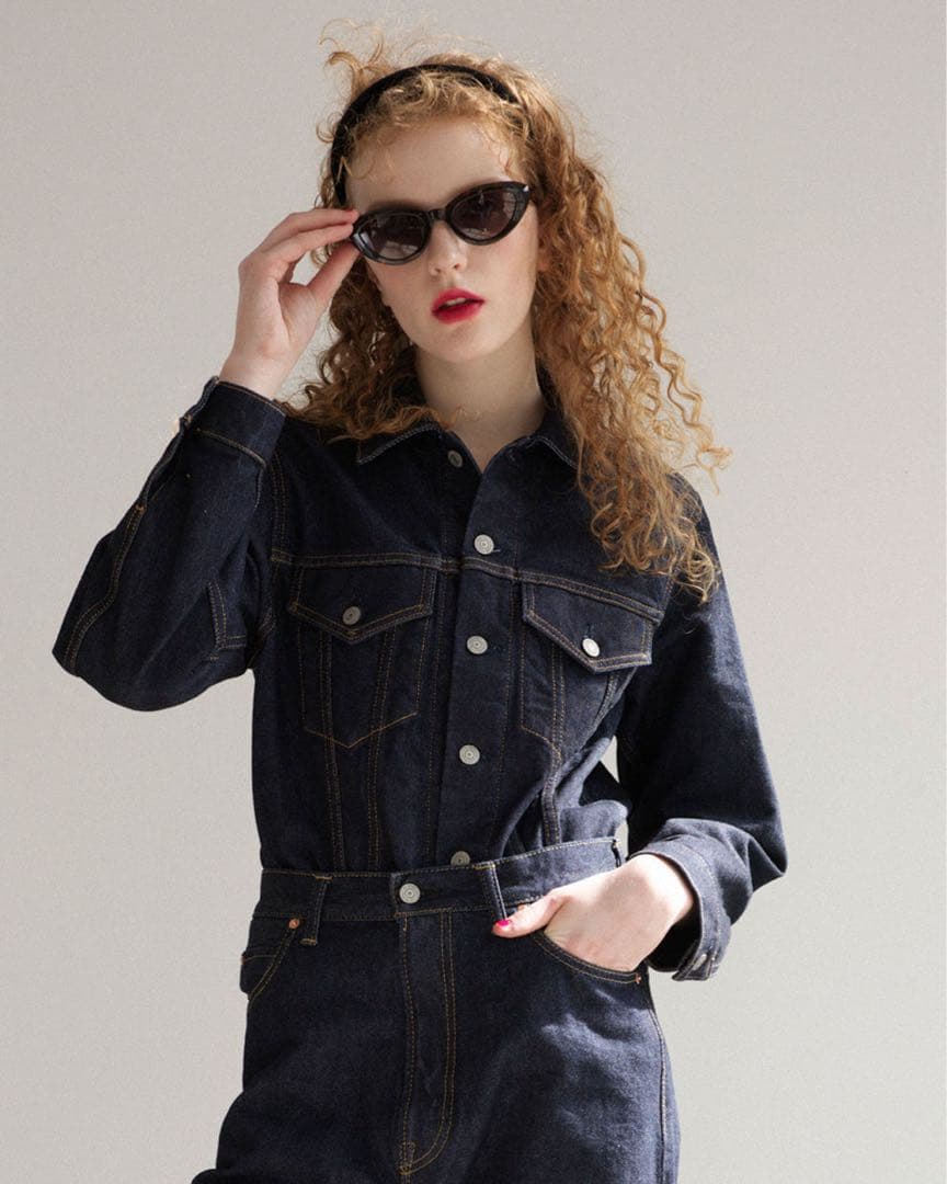 ★美品★シンゾーン shinzone DENIM JACKET(NAVY) 34