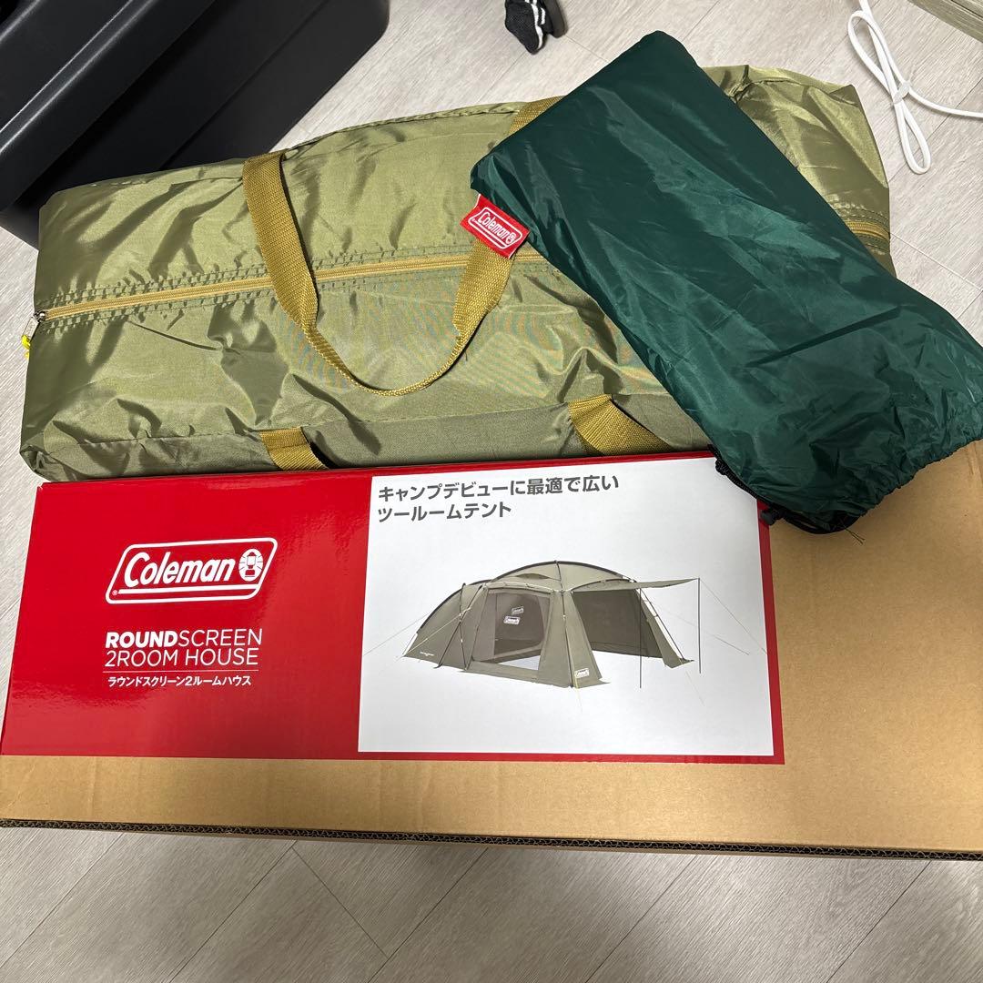 たゆ　【新品未使用】Coleman ラウンドスクリーン2ルームハウス