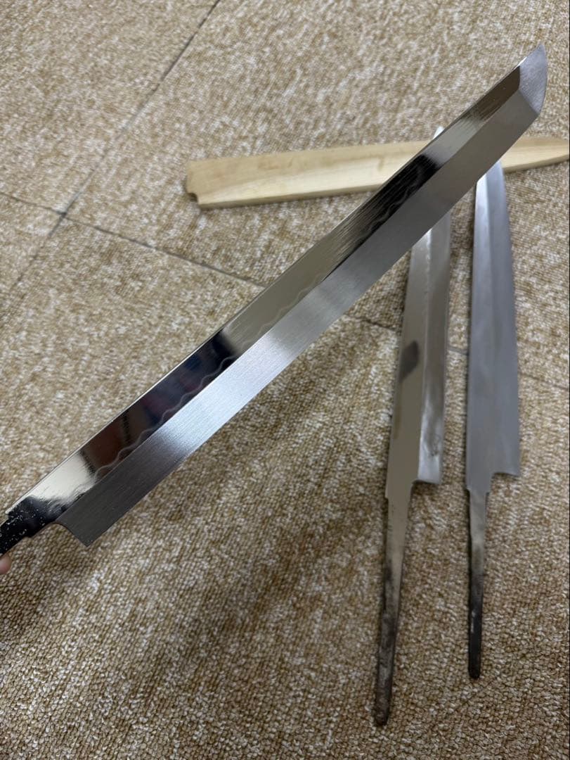 和包丁　白木作本焼　北辰作水本焼　中川作水本焼