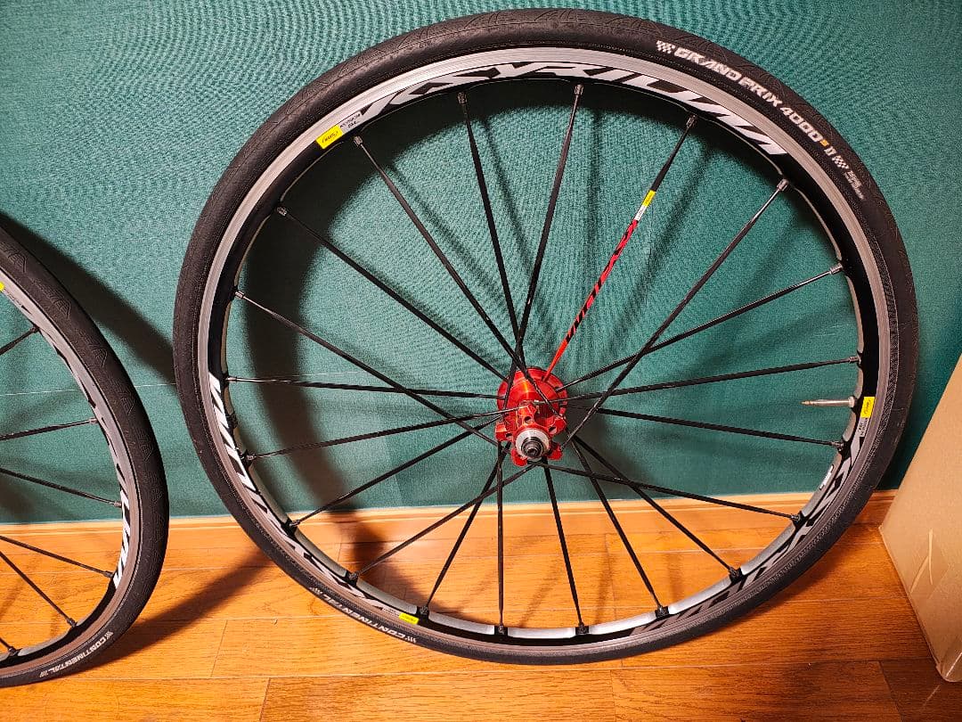 マビック キシリウム SL レッド 11s セラミックベアリング