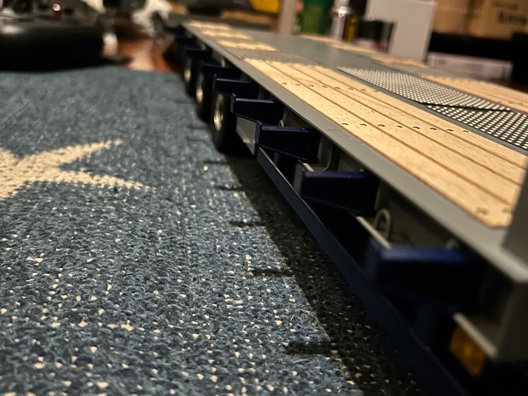 最終値下げ タミヤ1/14 低床重トレーラー フルメタル 油圧