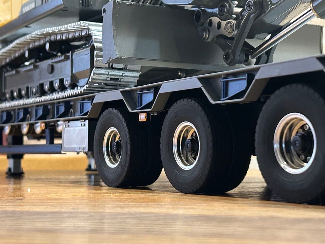 最終値下げ タミヤ1/14 低床重トレーラー フルメタル 油圧