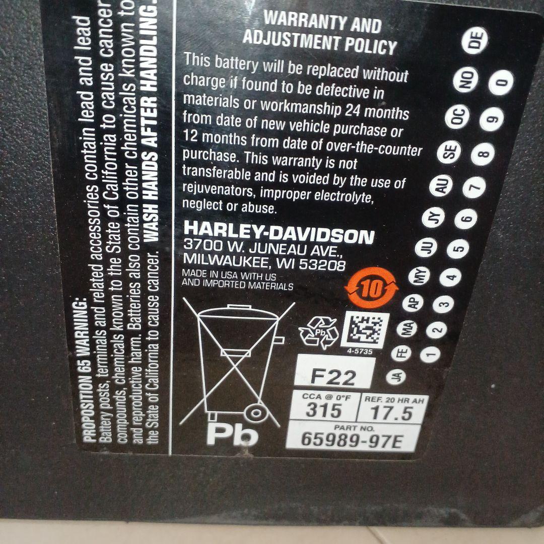 ハーレーダビッドソン純正65989-97E(66000207)再生品