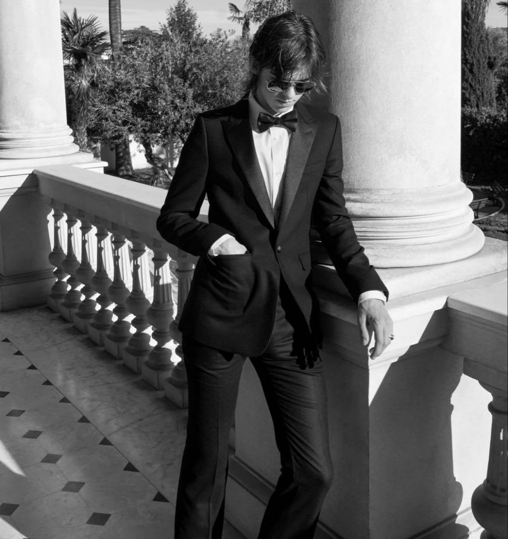 セリーヌ エディスリマン スモーキングジャケット 44 テーラードジャケット