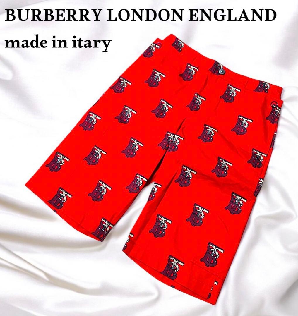 未使用級☆バーバリーロンドンイングランド　ハーフパンツ　Lサイズ　極美品