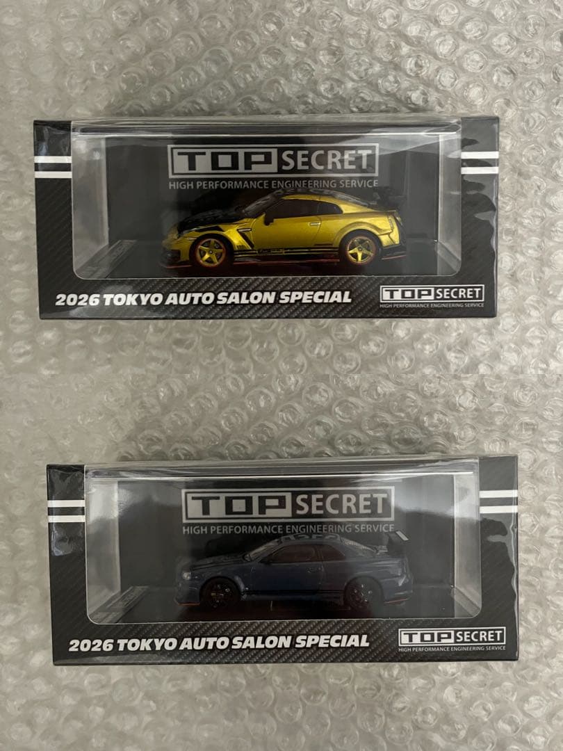 TOP SECRET R34 R35 東京オートサロン2026 限定 2台セット