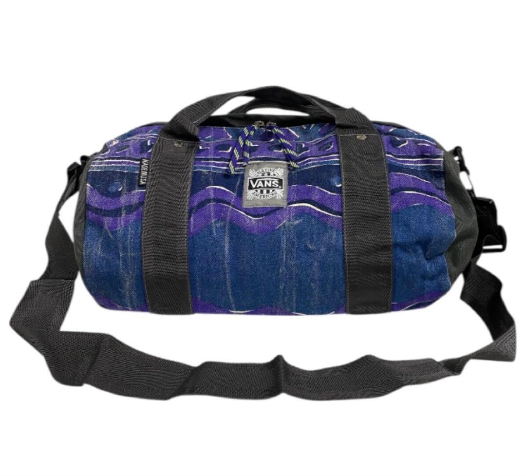 90年代 VANS ボストンバッグ　ドラムバッグ　USA製　25ス129