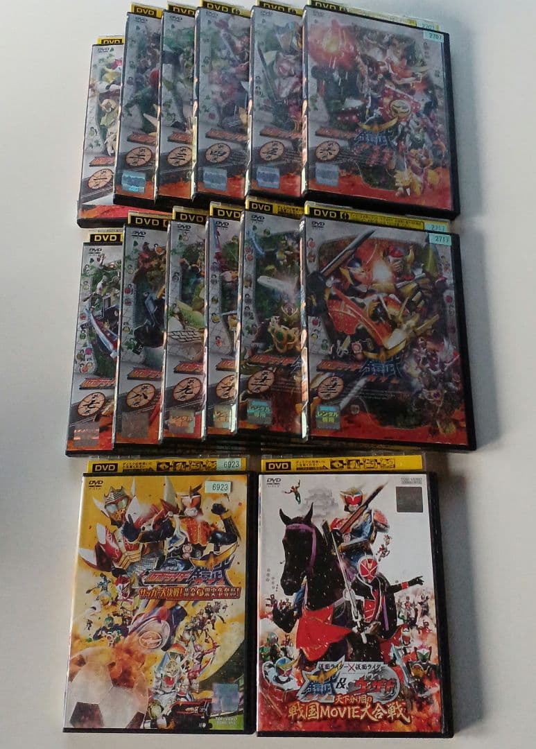 特撮　DVD　仮面ライダー 鎧武　1～12巻　全巻セット+関連作品2本　14本