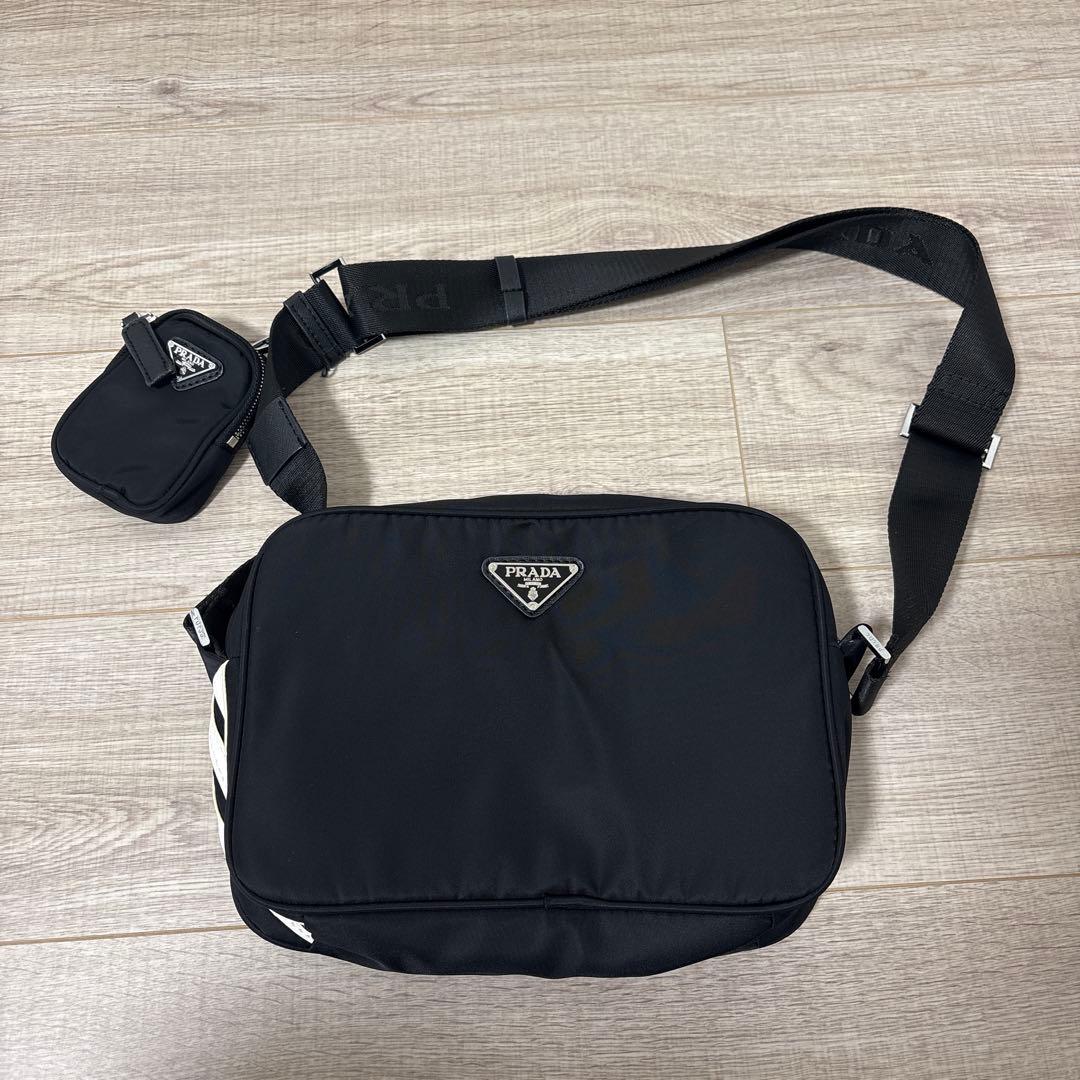 PRADA x adidas ショルダーバッグ ブラック
