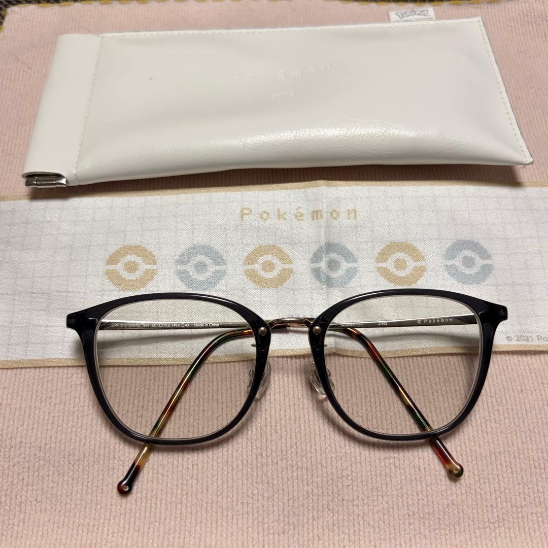 JINS 2021年限定メガネ ポケモン ヒノアラシ ジョウト 度あり