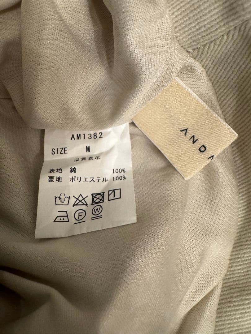 スカート ANDMARY Kika button mini skirt