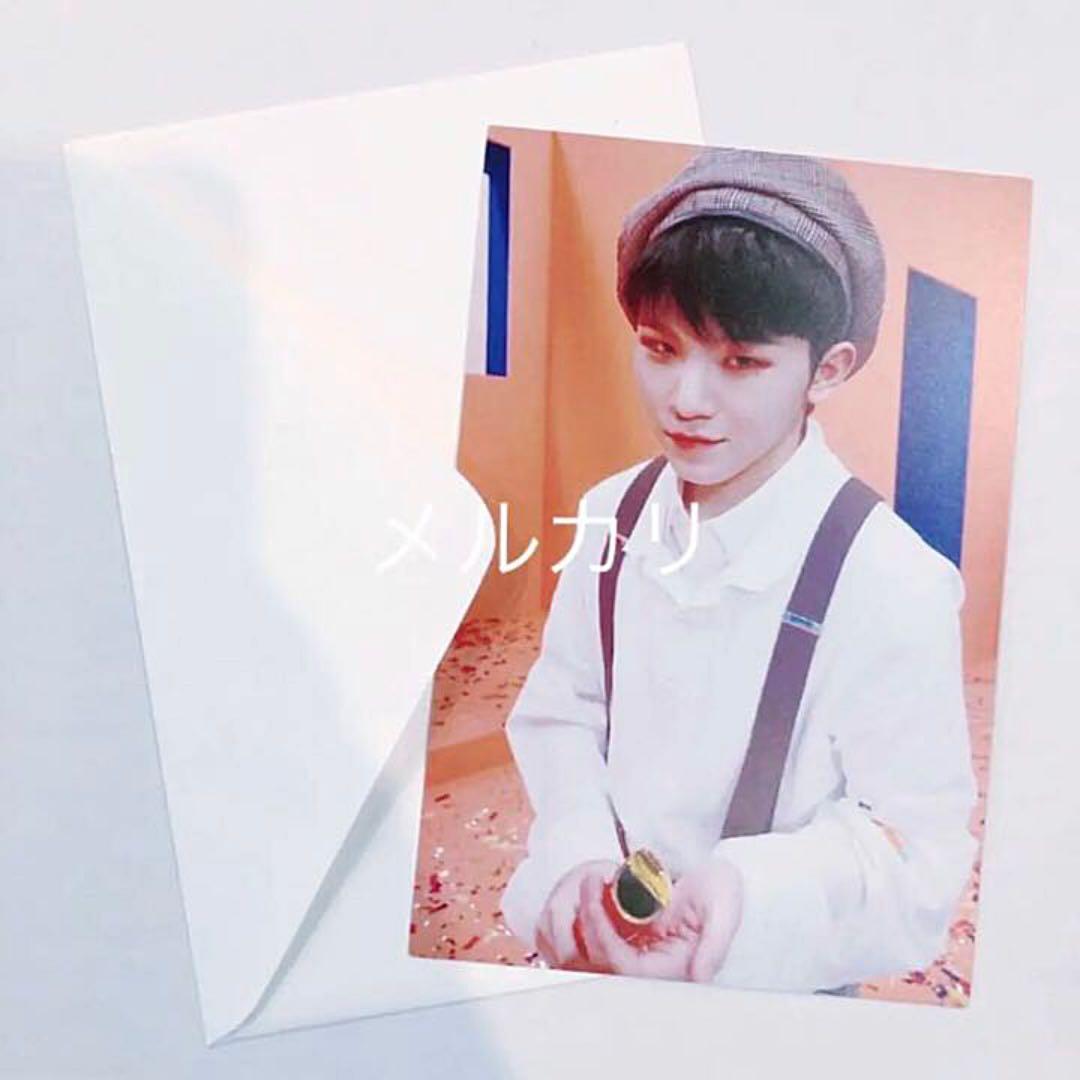 SEVENTEEN 未公開写真 サノク パクス ポストカード ウジ 封筒付き