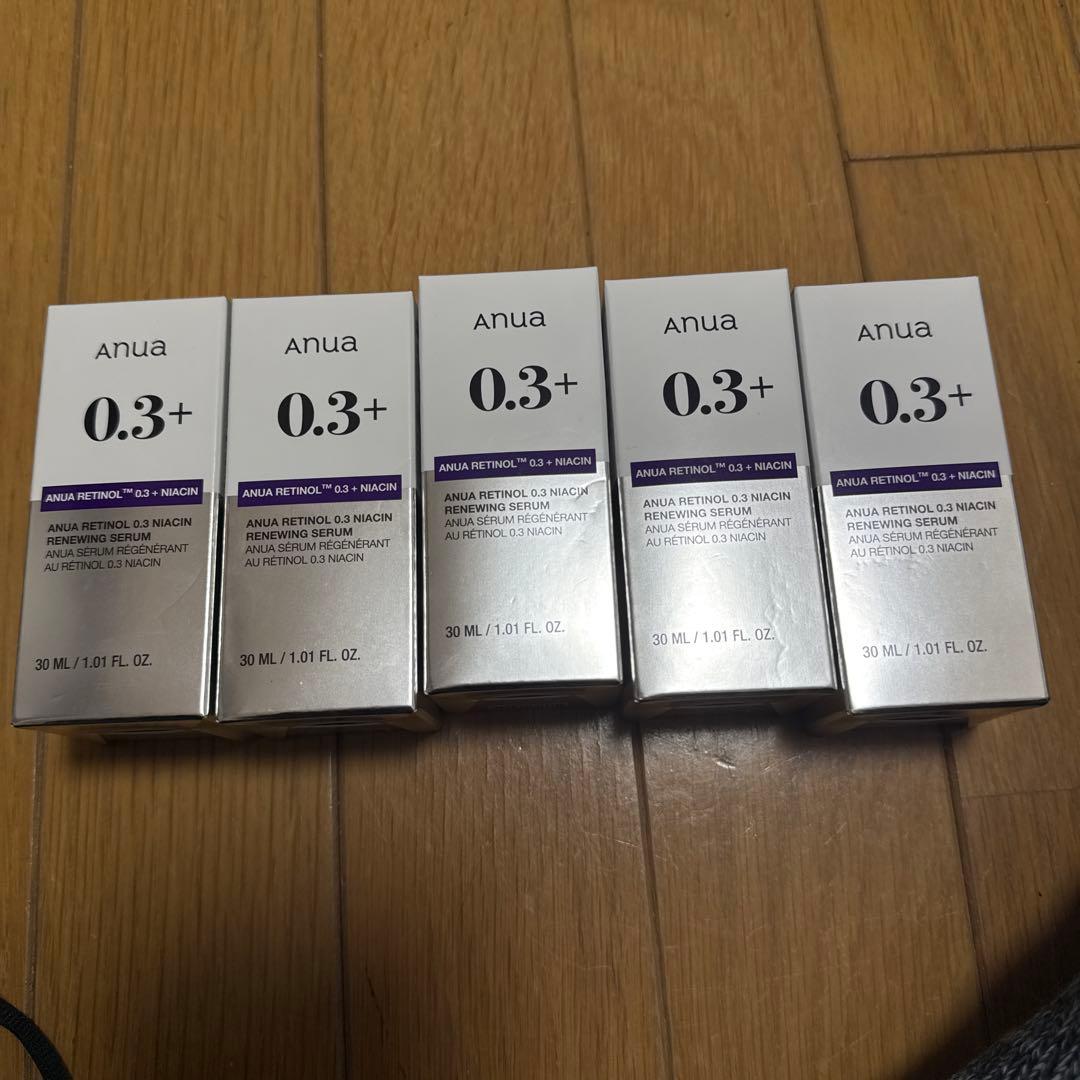 anua 0.3+ 美容液 5本セット