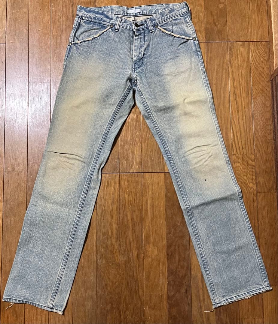 ナンバーナイン　ジョージ期　泥加工デニム　サイズ0×30 グランジ