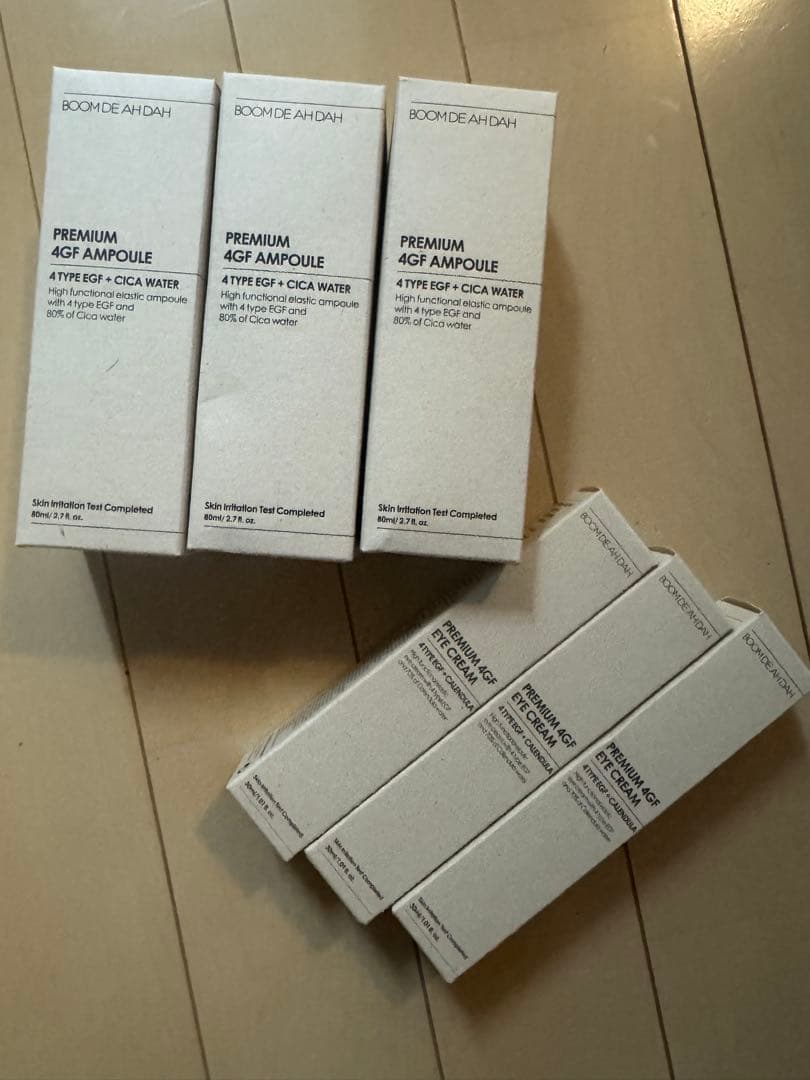 PREMIUM 4GF AMPOULE & EYE CREAMセット3セット