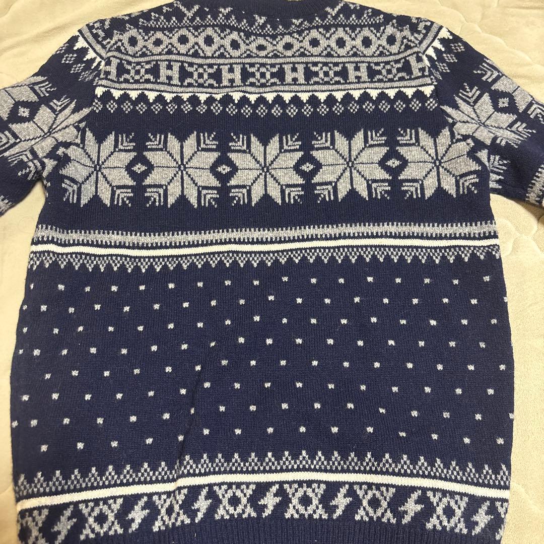 HYSTERIC GLAMOUR ネイビーセーター S